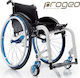 Progeo Tekna Advance Rollstuhl Klappbar Leicht Typ 42cm Weiß/Hellblau