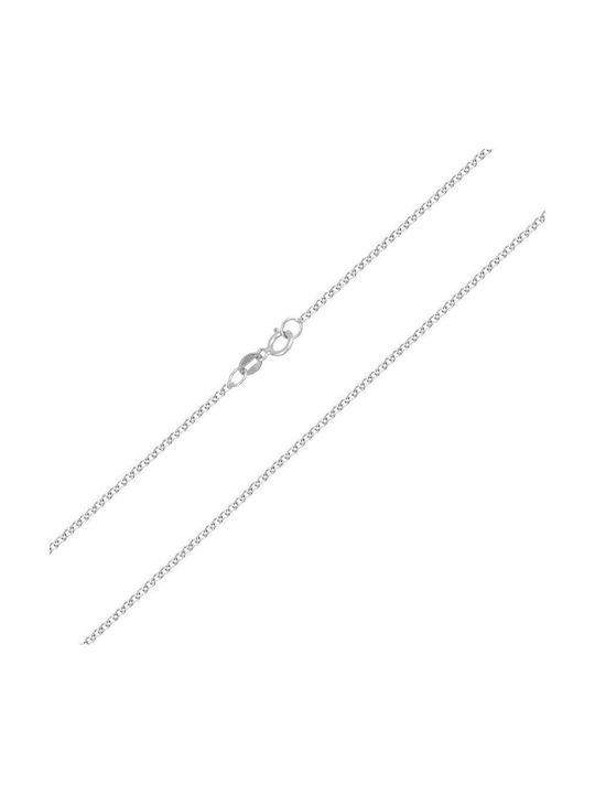 Kette aus Weißgold 14K (AL000686) Λ-45