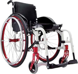 Progeo Exelle Vario Wheelchair Folding Light Type 36cm White/Red