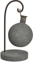 Inart Desktop Decoration Garden Metal Pendant vase Terracotta 21x21x42cm 3-70-507-0329