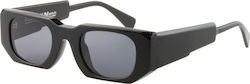 Kuboraum U8 Sunglasses Μαύρα with Acetate Frame & Black Lens