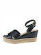 Hush Puppies Leira Platforme dama Negre