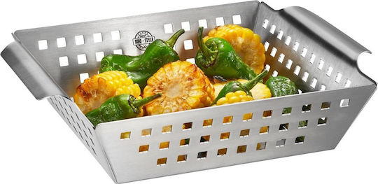 Gefu 89415 Backkorb für Grill aus rostfreiem Stahl