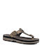 Mirabella Leather Women's Flat Sandals Antracite perle