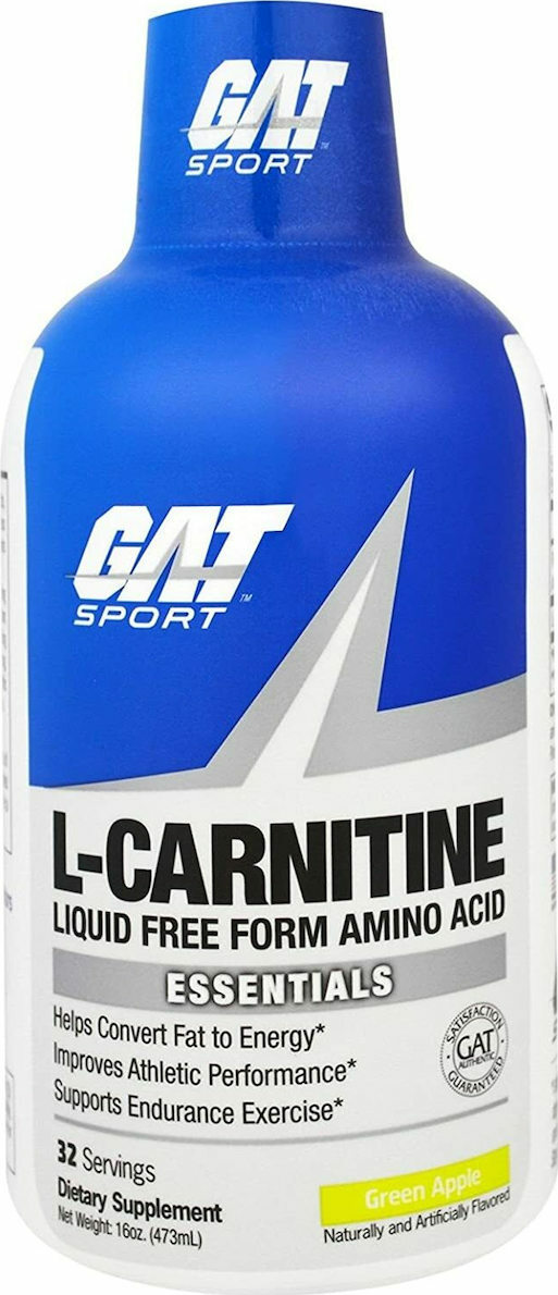 GAT Liquid LCarnitine 473ml Green Apple Skroutz.gr