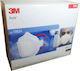 3M Aura 1863+ Μάσκα Προστασίας FFP3 Λευκή 20τμχ