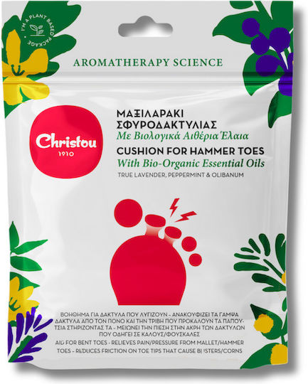 Christou1910 Hammer Toe Cushion with Organic Essential Oils 2 Pieces