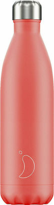 Chilly's Pastel Edition Thermos Bottle Pink 750ml Coral 200418