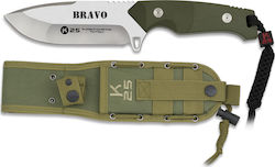 K25 Bravo Μαχαίρι με Θήκη Bravo Green 12,5εκ.