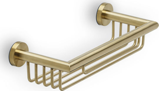 Geesa Nemox Επιτοίχια Σπογγοθήκη Inox Brushed Gold Gold Brushed