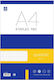 Typotrust Notepad 50 Sheets A4 Catridge Blue
