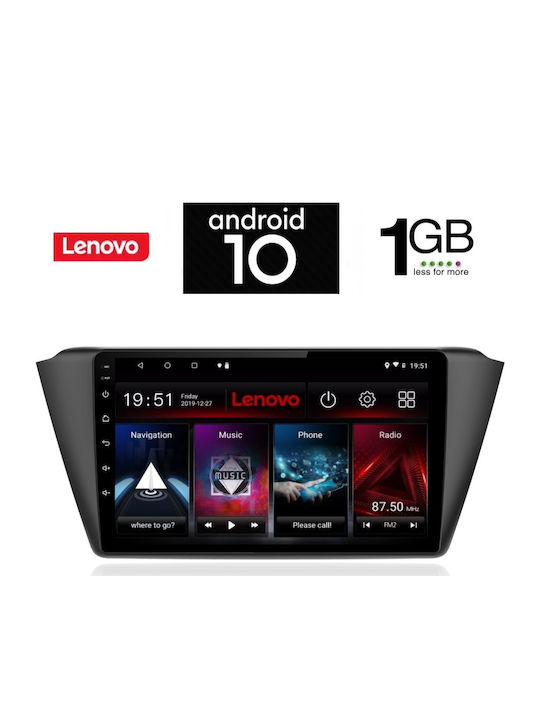 Lenovo Sistem Audio Auto pentru Skoda Fabia 2015> (Bluetooth/USB/AUX/WiFi/GPS/Partitură) cu Ecran Tactil 9" IQ-AN X5910_GPS