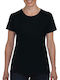 Gildan Women's Short Sleeve Promotional T-Shirt Black 5000L-036