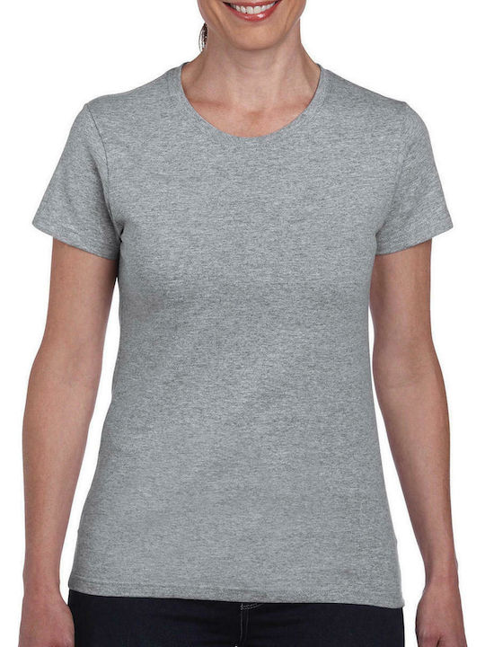 Gildan Women's Short Sleeve Promotional T-Shirt Gray 5000L-095