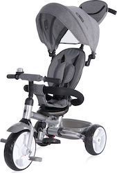Lorelli Moovo Eva Wheels Kids Tricycle Foldable, Convertible, With Push Handle & Sunshade for 1-3 Years Gray 10050472102