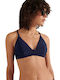 Bikini Τριγωνάκι Floral Navy Μπλε