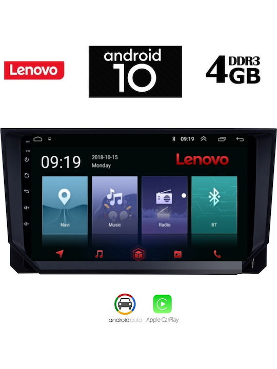 Lenovo Sistem Audio Auto pentru Seat Ibiza / Arona 2018> (Bluetooth/USB/AUX/WiFi/GPS/Partitură) cu Ecran Tactil 9" LENOVO SSX9901_GPS