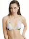 BodyTalk Triangle Bikini Top 1211-909248 with Detachable & Adjustable Straps White