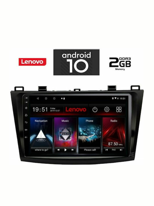 Lenovo IQ-AN X6833 Ηχοσύστημα Αυτοκινήτου για Mazda 3 (Bluetooth/USB/AUX/WiFi/GPS) με Οθόνη Αφής 9"