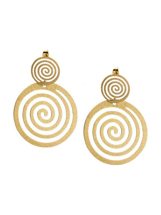 Verorama Earrings Pendants made of Steel Gold Plated SK-ART01900G