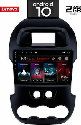 Lenovo Car-Audiosystem für Ford Ranger 2015+ (Bluetooth/USB/AUX/WiFi/GPS) mit Touchscreen 9"