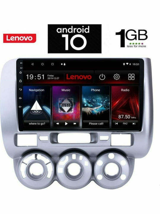 Lenovo Car Audio System for Honda Jazz 2002-2008 with A/C (Bluetooth/USB/AUX/WiFi/GPS) with Touch Screen 9" IQ-AN X5770_GPS