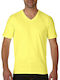 Gildan Men's Short Sleeve Promotional T-Shirt Yellow