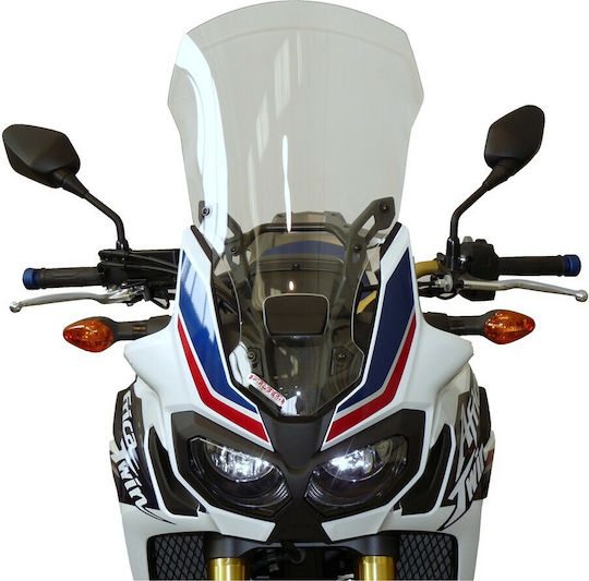 Fabbri Transparentes Visier Motorrad Touring Klar für Honda Afrika Twin CRF1000L 2016-2019 H176/C