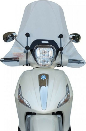 Fabbri Vizieră transparentă motocicletă pentru Piaggio Beverly 125 2775-E-X