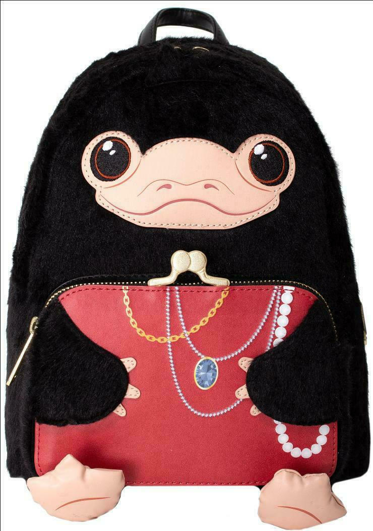 Loungefly Fantastic Beasts Niffler Plush Cosplay Mini Backpack FBBK0002