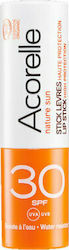 Acorelle Αντηλιακό Stick Χειλιών SPF30 4gr