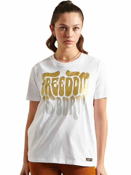 Military Narrative Γυναικείο T-shirt Λευκό