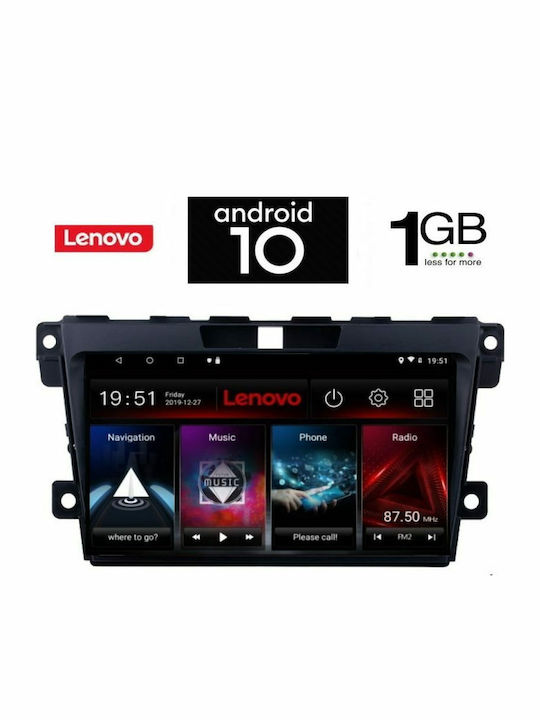 Lenovo Sistem Audio Auto pentru Mazda CX-7 2007> (Bluetooth/USB/AUX/WiFi/GPS/Partitură) cu Ecran Tactil 9" IQ-AN X5839_GPS