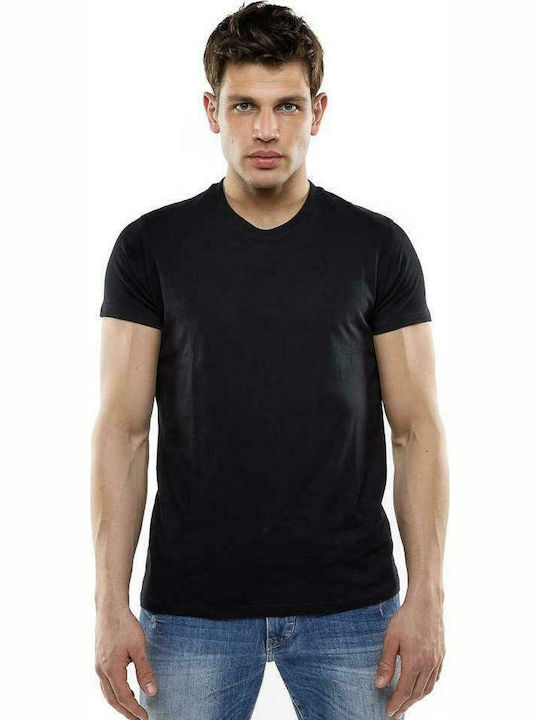 Devergo Men's Short Sleeve T-shirt Black