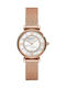 Emporio Armani Gianni T Bar Women's Watch with Pink Gold Metal Bracelet