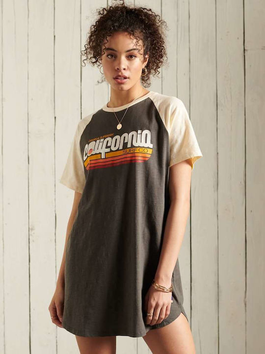 Superdry Cali Surf Лятна Mini Спортна Рокля T-s...
