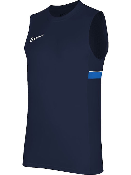 Nike Academy 21 Ανδρική Μπλούζα Αμάνικη Navy Μπλε