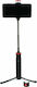 Ezra BST01 Selfie Stick Τρίποδο Κινητού Bluetooth Μαύρο