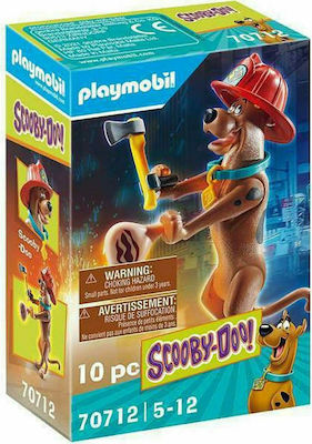 Playmobil Scooby-Doo Collectible Firefighter Figure for 5-12 years old