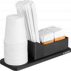 Navaris Plastic Bar Organizer with 4 Compartments