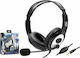 KR Audio KR-GM706 Over Ear Gaming Headset with Connection 3.5mm