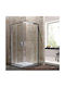 Aquarelle Oia 10 Καμπίνα Ντουζιέρας με Συρόμενη Πόρτα 80x100x180cm Clear Glass