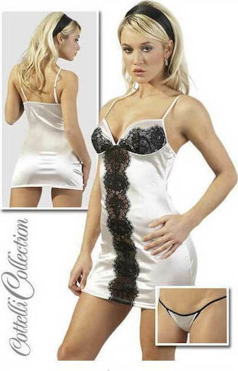 Cottelli Collection Christiane Mini Dress with Thong Set Sexy Babydoll Mehrfarbig