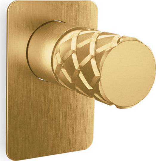 Eurorama Eletta Chester за душ кабина 1 Изход Gold Brushed