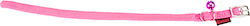 Pet Interest Stretch Line Cat Collar Fuchsia 10mm x 19-33cm