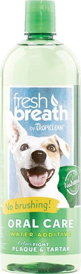 Tropiclean Fresh Breath Oral Care Bay Leaf Mint Dog Mouth Wash against Bad Breath 1000ml