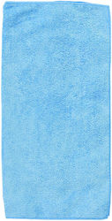 Powertech Cleaning Cloths with Microfibers General Use Blue 40x40cm