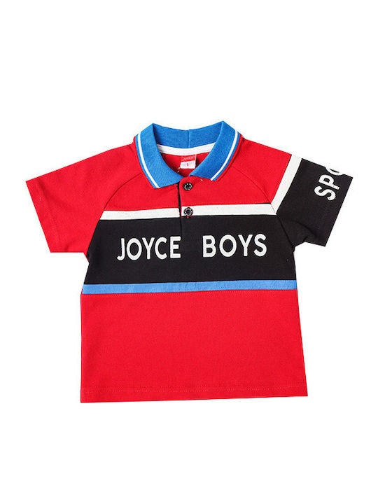 Joyce Παιδικό Polo Κοντομάνικο Κόκκινο