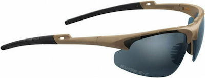 Swiss Eye Shooting Glasses Apache Set of 3 Lenses with Anti-Scratch Coating, Anti-Glare & UV Protection Brown