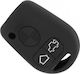 Silicone Car Key Cover Case with 2 Buttons for Bmw Παλαιού Τύπου Black